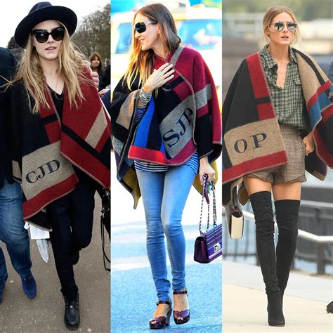 burberry poncho sweater|how to wear Burberry poncho.